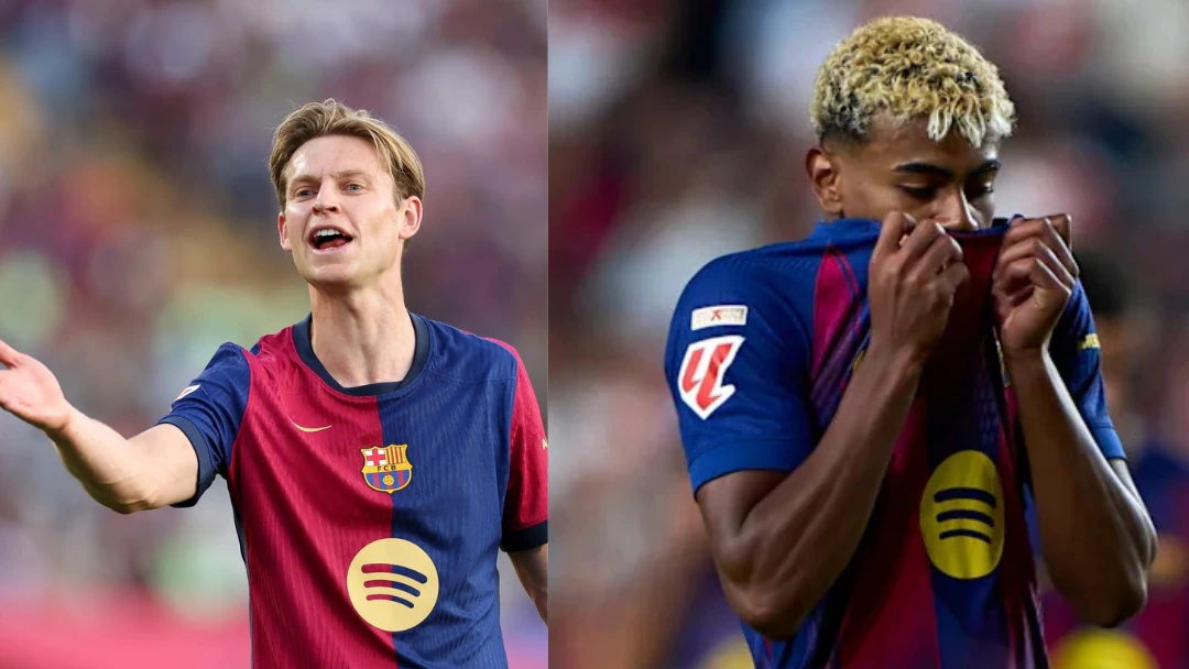 Lamine Yamal injury Frenkie de Jong return