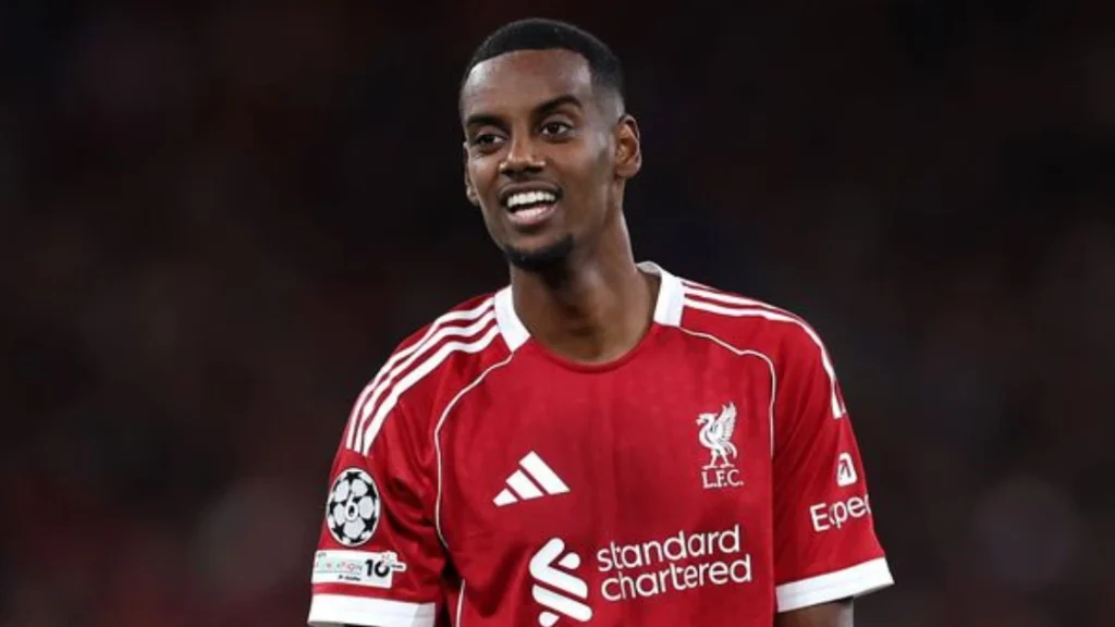 Alexander Isak Liverpool debut