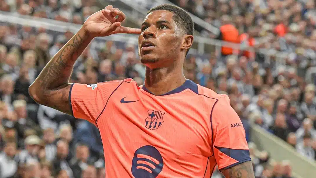 ucl news Marcus Rashford Barcelona goals
